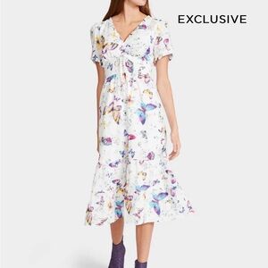 White Butterfly Dress